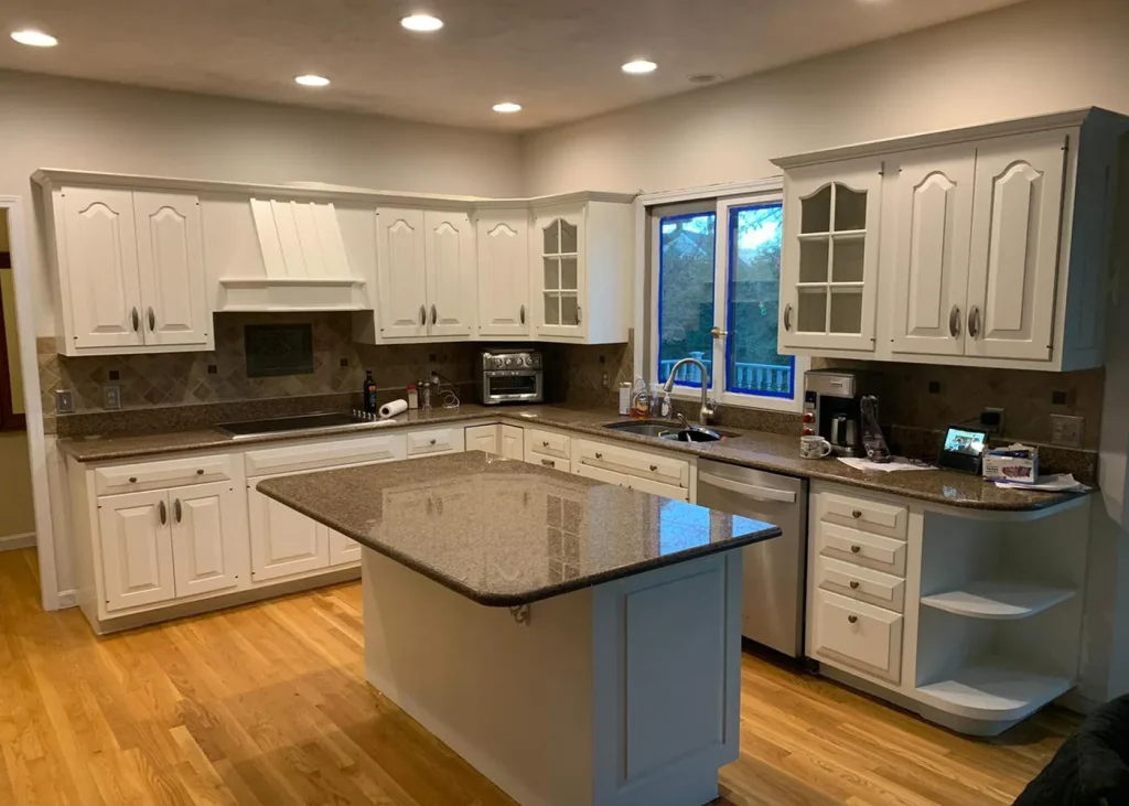 Cabinet Refinishing Kitchen Makeover