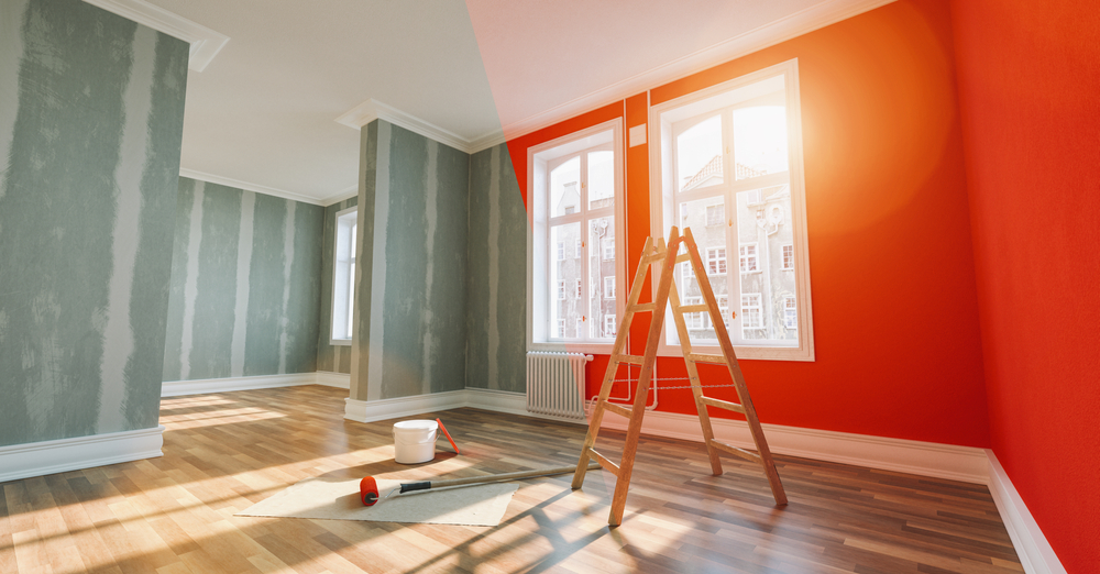 interior fireplace paint